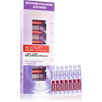 L’Oréal Paris Revitalift Filler vypĺňajúce hyalurónové sérum v ampulkách 7x1,3 ml