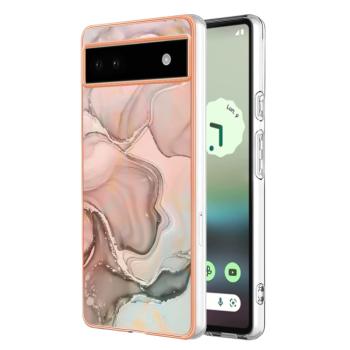 IMD MARBLE Ochranný kryt Google Pixel 6a ROSE GOLD