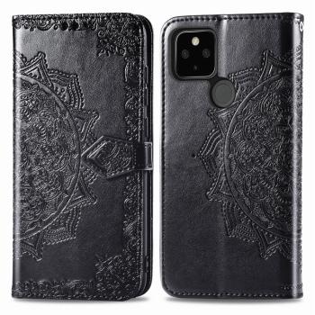 ART Peňaženkový kryt Google Pixel 4a 5G ORNAMENT čierny