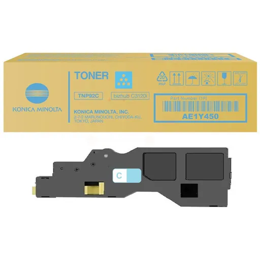 KONICA MINOLTA TNP-92 C - originálny toner, azúrový, 4000 strán