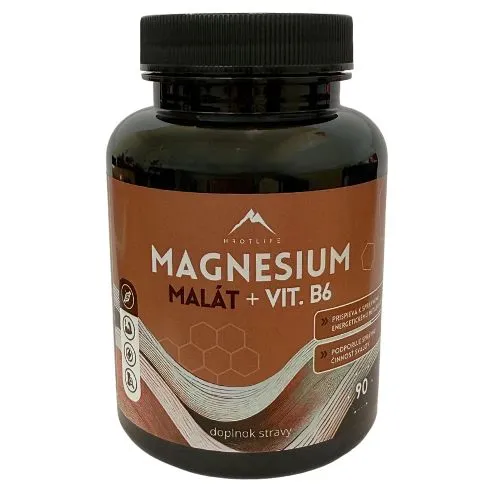 Hrotlife Magnézium malát + vitamín B6 90 kapsúl