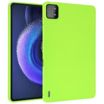 RUBBER Ochranný kryt pre Xiaomi Pad 6 / Pad 6 Pro neónovo zelený