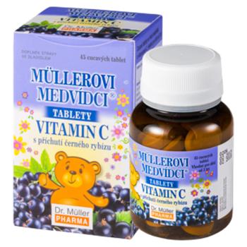 Dr Müller Medvedíky, Vitamín C čierne ríbezle 45 tabliet