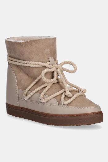 Kožené snehule Inuikii Classic Wedge béžová farba, 1001.004.0042.250