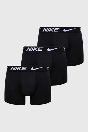 Boxerky Nike 3-pak pánske, čierna farba