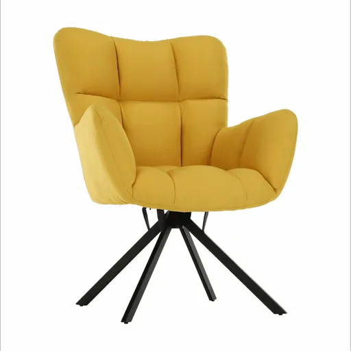Otočné kreslo KOMODO, žltá