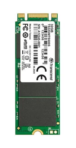TRANSCEND MTS600S 32 GB SSD disk M.2 2260, SATA III 6 Gb/s (MLC), 280 MB/s R, 50 MB/s W, retail packing