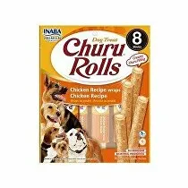 Churu Dog Rolls Chicken Wraps 8x12g 3 + 1 ZADARMO