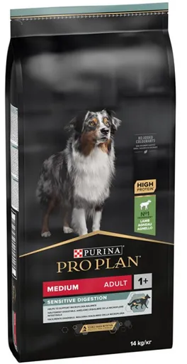 ProPlan MO Dog Opti Digest Adult Medium Sensitive Digestion jahňa granule pre psy 14kg