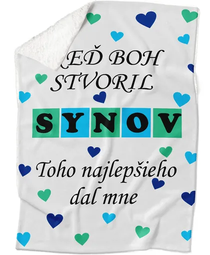 Deka Keď boh stvoril synov (Podšitie baránkom: ÁNO)