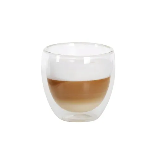 Sklenený hrnček Cappuccino TORO dvojité borosilikátové sklo 280ml