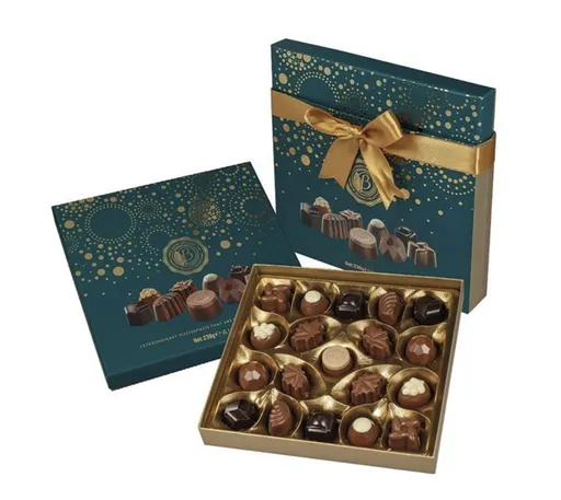 Luxusné čokoládové pralinky v darčekovej taške