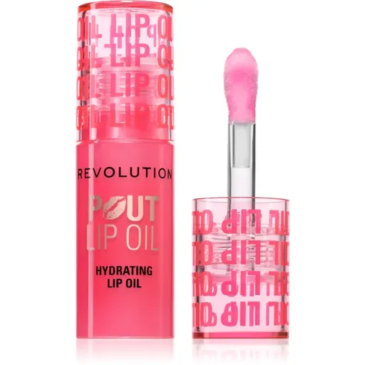 Makeup Revolution Pout Lip olej na pery s hydratačným účinkom odtieň Watermelon Pink 3 ml