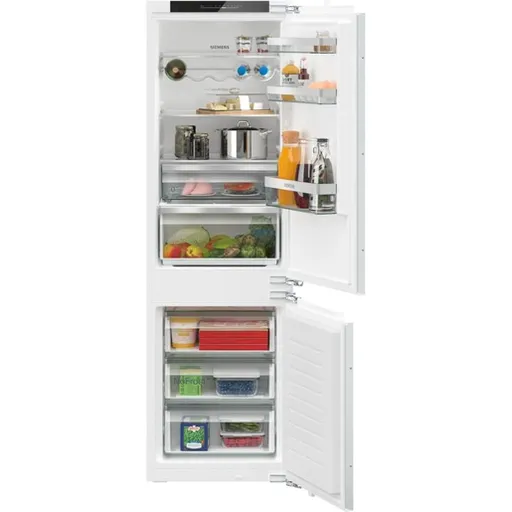 Vstavaná chladnička Siemens s mrazničkou dole 177,2 x 54,1 cm ploché pánty KI86NVFE0