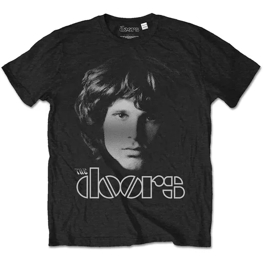 The Doors tričko Jim Halftone Čierna XXL