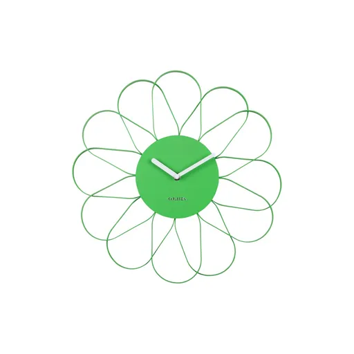 Karlsson 5975BG dizajnové nástenné hodiny zelená, pr. 40 cm