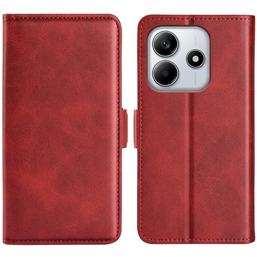 SIDE Peňaženkové puzdro pre Xiaomi Redmi Note 14 červené