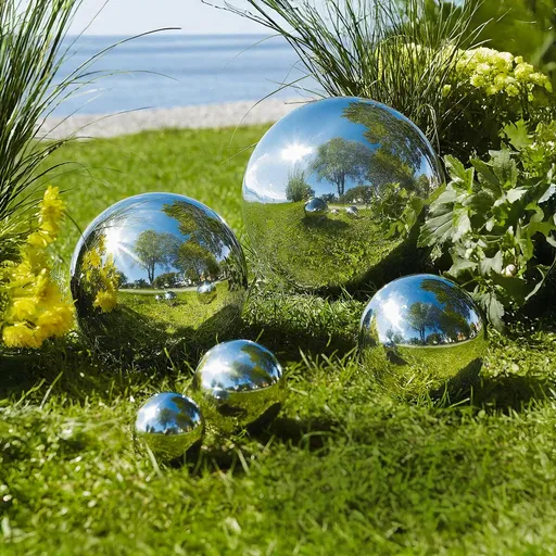 Die moderne Hausfrau Dekorační ocelová koule, Ø 18 cm