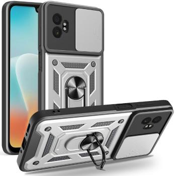 RING CAMERA Kryt s držiakom pre Samsung Galaxy Xcover 7 Pro strieborný