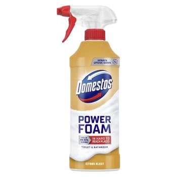 DOMESTOS Power foam Citrus blast penový čistič toaliet a kúpeľní 435 ml