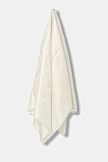 Šatka Guess KEFIAH béžová farba, vzorovaná, AW5353 POL03