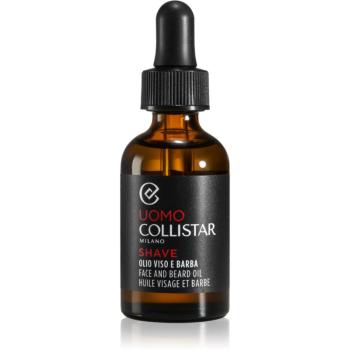 Collistar Man Face and Beard Oil vyživujúci olej na tvár a fúzy 30 ml