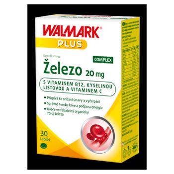 WALMARK Železo 20 mg 30 tabliet