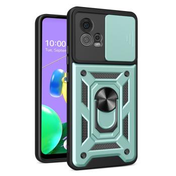 RING CAMERA Kryt s držiakom pre Motorola Moto G72 zelený