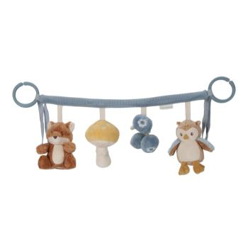 Little Dutch Forest Friends Car Seat Toy kontrastná závesná hračka 0 m+ 1 ks