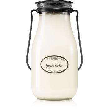 Milkhouse Candle Co. Creamery Layer Cake lumânare parfumată Milkbottle 454 g