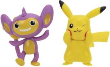 Figura Pokémon - Battle Figure 2 Pack - Pikachu & Aipom