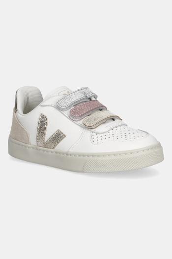 Detské kožené tenisky Veja Small V-10 biela farba, CV0520647