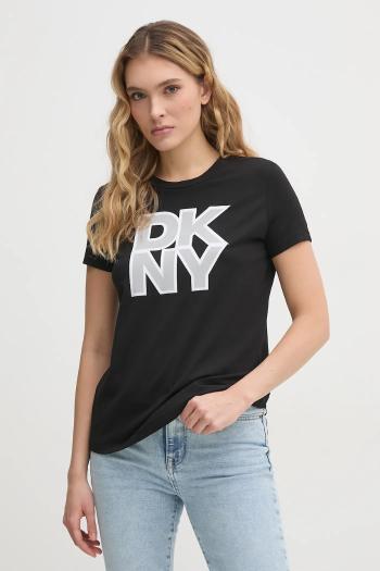 Tričko Dkny dámske, čierna farba, P5AHSWNA