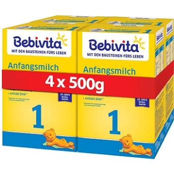 BEBIVITA 1 Počiatočná dojčenská výživa 0m+  4× 500 g (4018852026716)