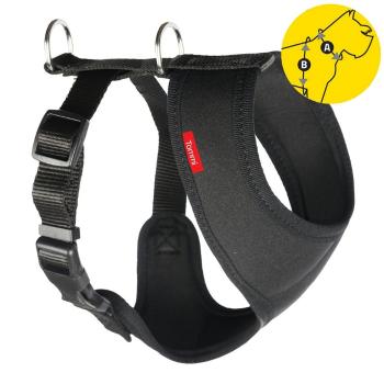 Harnașament auto din neopren Tommi M, negru