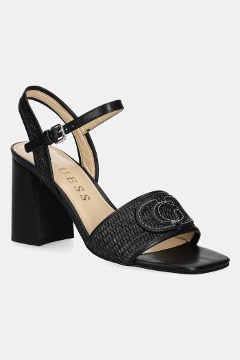 Sandále Guess GANIKA čierna farba, FLJGNK FAB03
