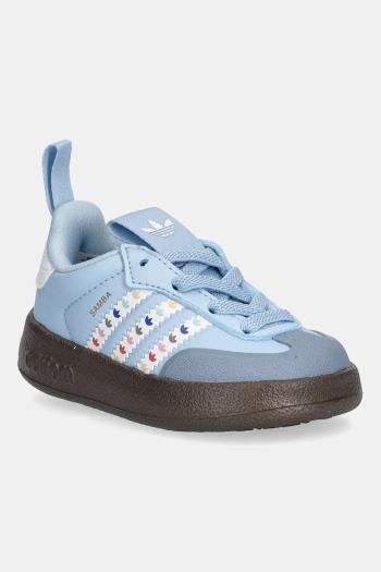 Detské tenisky adidas Originals ADIFOM SAMBA 360 modrá farba, JQ7959