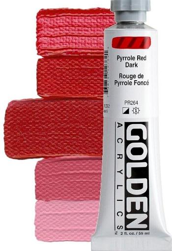 Golden Artist Colors Heavy Body Akrylová farba Pyrrole Red Dark 59 ml 1 ks
