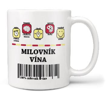 Hrnček 100% Milovník vína