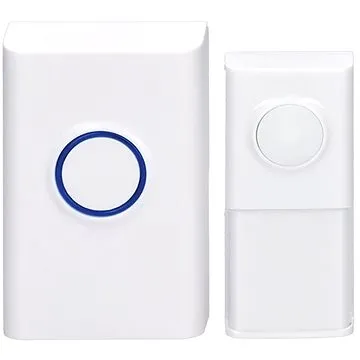 Solight bezdrôtový zvonček, do zásuvky, 120 m, biely, learning code  (1L55)