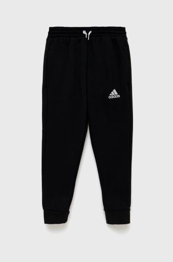 Detské nohavice adidas Performance H57518 čierna farba, s nášivkou