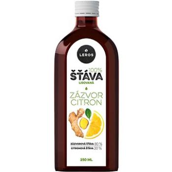 Leros Šťava Zázvor 250 ml (8594740009383)