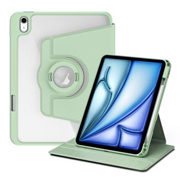 CRYSTAL FLEXI 2v1 Zaklápacie puzdro pre Apple iPad Air 11 2025 / Air 11 2024 svetlozelené