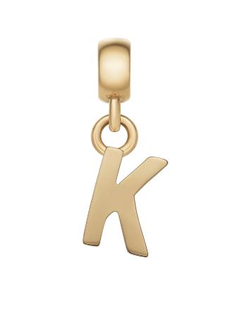 Daniel Wellington Pozlátený prívesok písmeno "K" Charms DW00400494