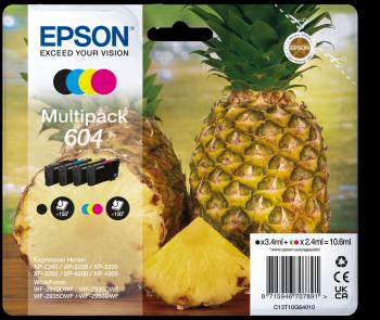 Epson 604 T10G640 C13T10G64010 barevná (CMYK) sada originálna cartridge