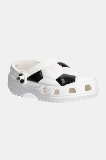 Detské šľapky Crocs CLASSIC SOCCER BALL CLOG biela farba, 210023