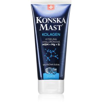 SwissMedicus Koňská mast KOLAGEN forte chladivá chladivý gél na unavené svaly 200 ml