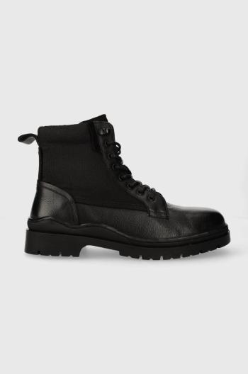 Topánky Pepe Jeans BRAD BOOT pánske, čierna farba, PMS50234