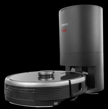 CONCEPT VR3520n Robotický vysávač s mopom 3v1 REAL FORCE Laser Complete Clean Care UVC
