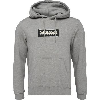 Napapijri B-BOX LOGO Férfi pulóver, szürke, méret